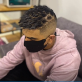 Hair Services for Gents - High Skin Fade With Spikes