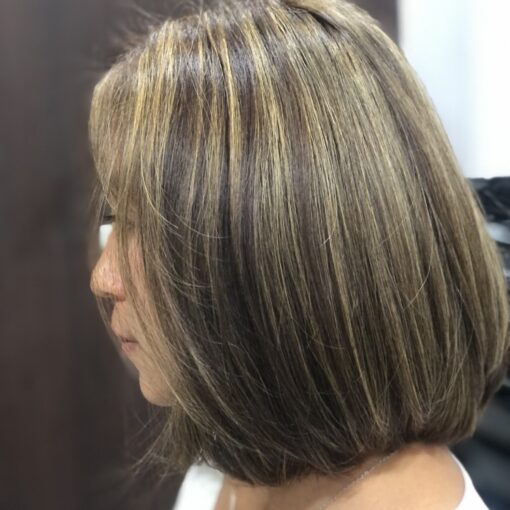 Double processing Hair Color and Hair Cut