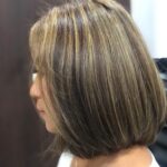 Hair cut and double processing hair color