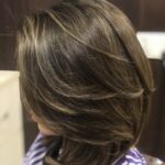 Beautiful layer cut and hair color
