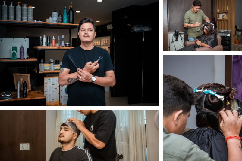 Blonde me - hairdressing courses in Pokhara